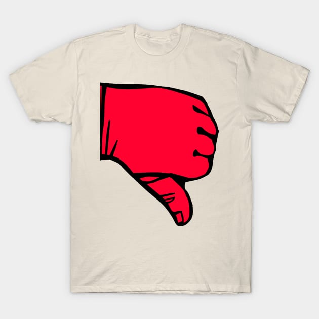 Thumbs Down illustration T-Shirt by JSnipe